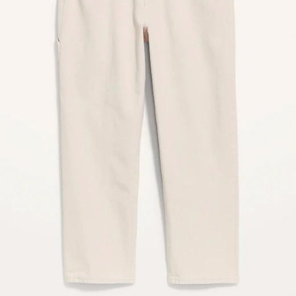 New Old Navy High-Waisted Slouchy Straight Cropped Workwear Jeans for Women - Picture 5 of 6